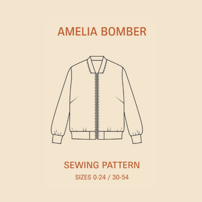 PDF Sewing Pattern | Amelia Bomber Jacket | Wardrobe by Me
