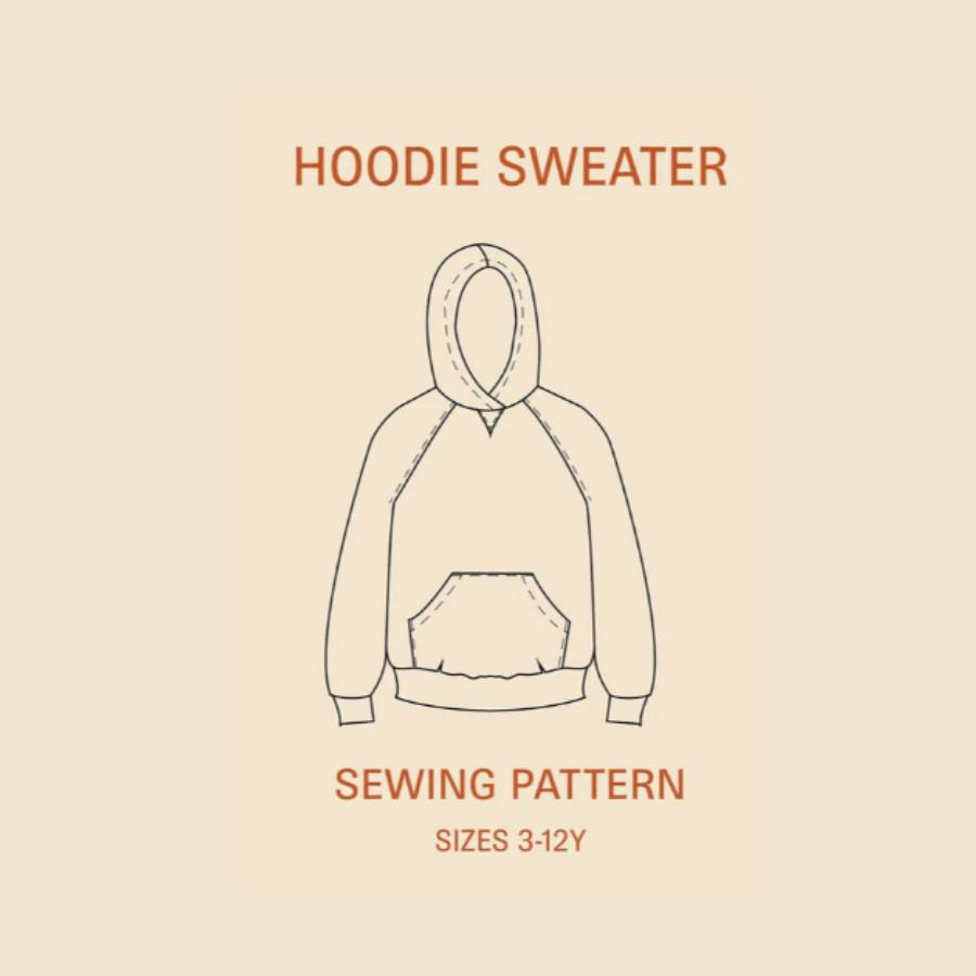 PDF Sewing Pattern | Kids Hoodie | Wardrobe by Me