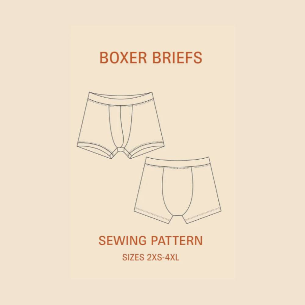 Boxer Brief Sewing Pattern PDF | Underwear – Les Tissées