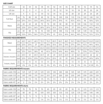 PDF Sewing Pattern | Verso trousers & shorts | Named Clothing