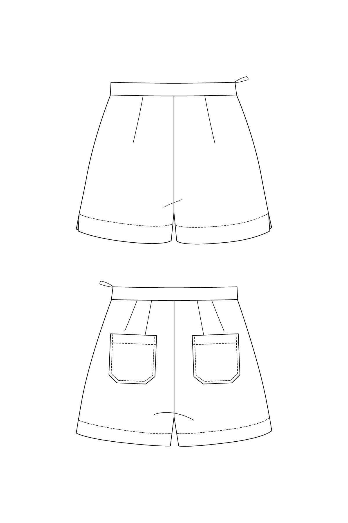 PDF Sewing Pattern | Verso trousers & shorts | Named Clothing
