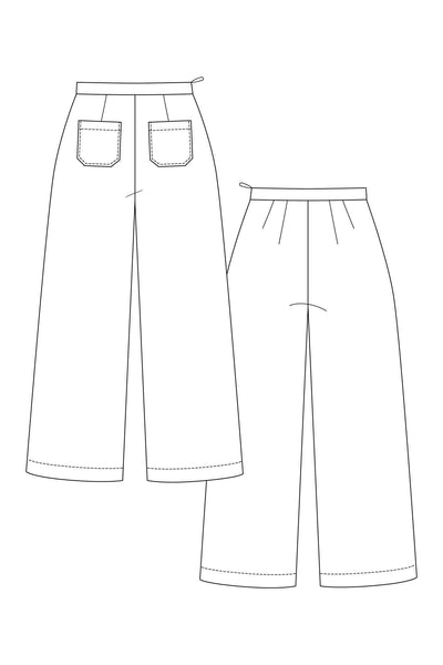 PDF Sewing Pattern | Verso trousers & shorts | Named Clothing