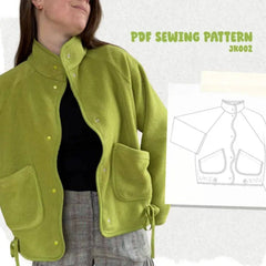 PDF SEWING PATTERN | JK002 Coat | The Form Edit | BILINGUAL ( FR/EN )