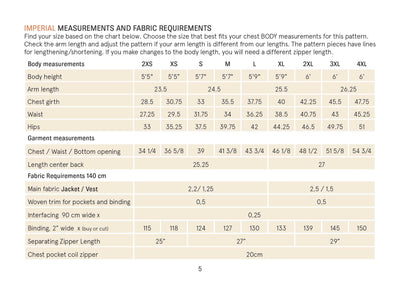 PDF Sewing Pattern | Cozy Fleece Jacket | Wardrobe by me