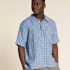 PDF Sewing Pattern | Woven Polo Shirt | Wardrobe by Me