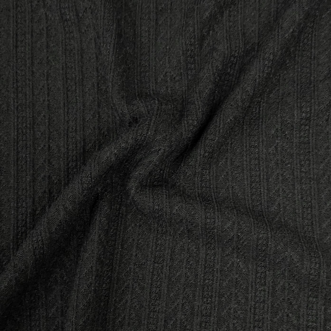 Winter Knit | Black | 84 cm | END OF ROLL