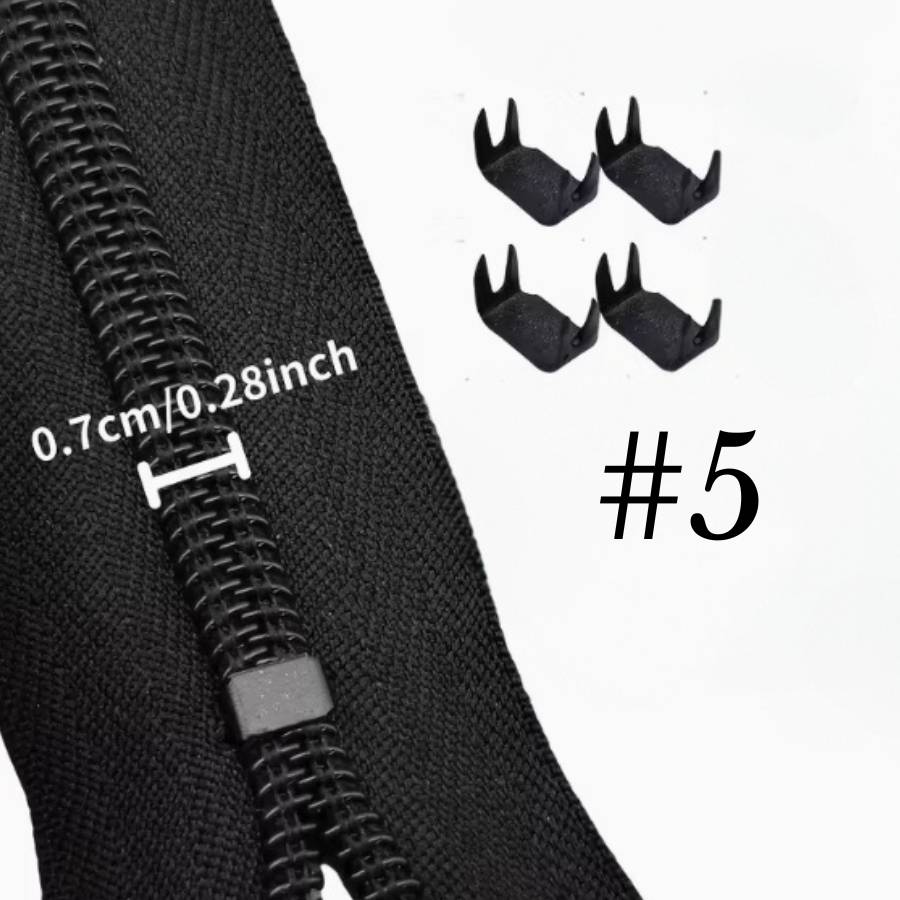 Bottom Zipper Stoppers #5 (Pack of 4)