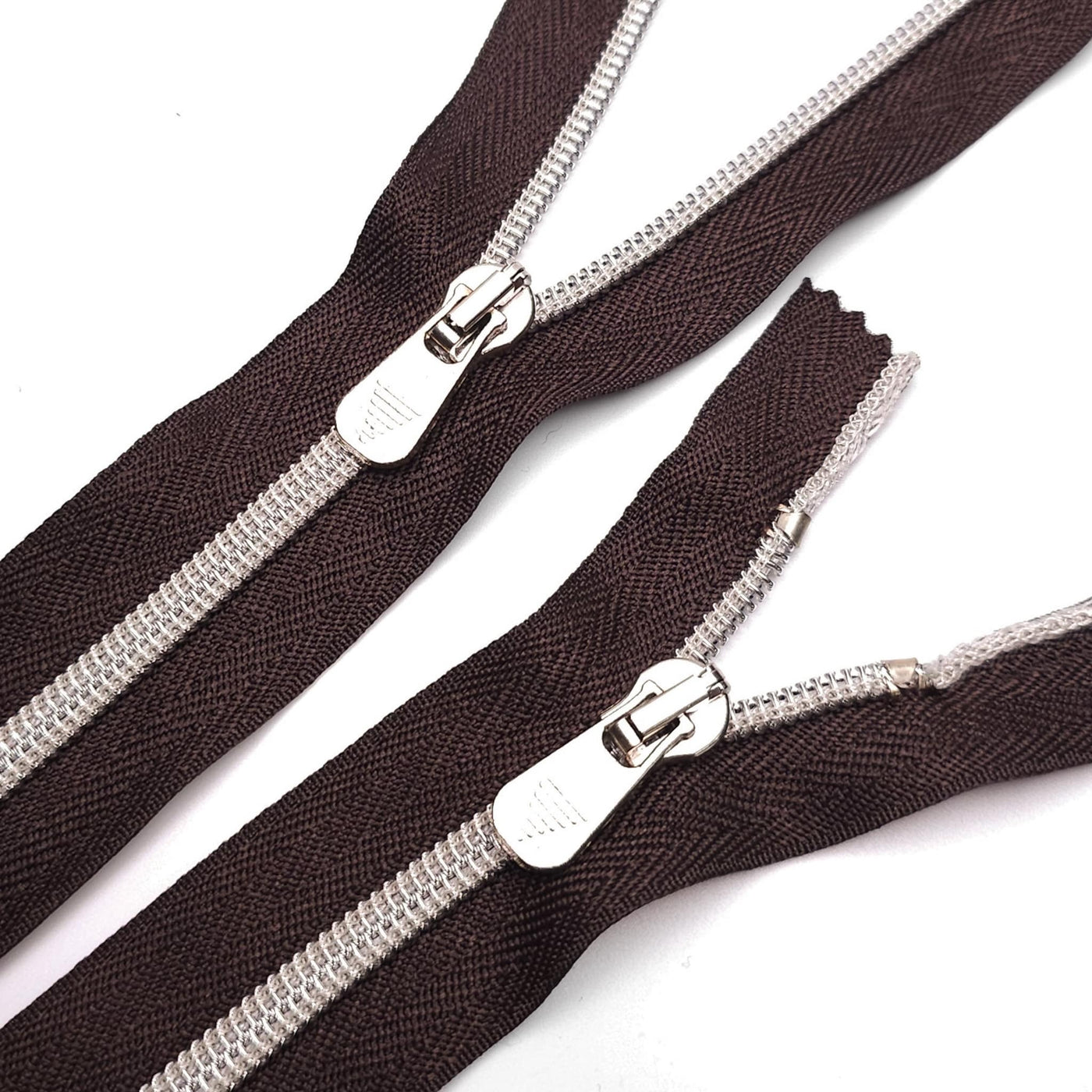 Closed End Zipper | Nylon Coil | Brown | #6 | 6 1/4'' - 16 cm