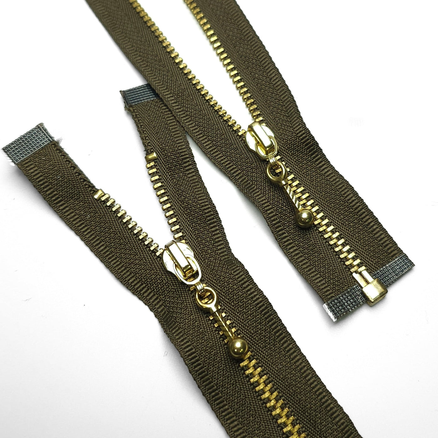 Open End Zipper | Metal | #4 | Green