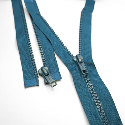 Open End Zipper | Molded Plastic | Blue | #5 | 27 1/2'' - 70 cm