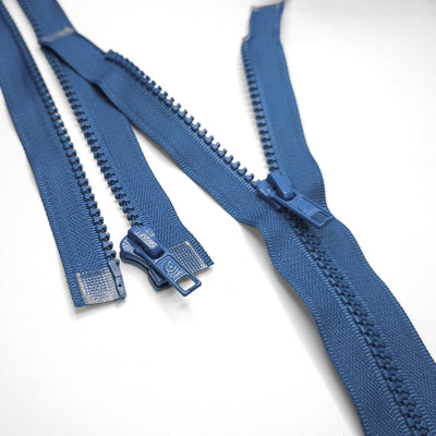 Open End Zipper | Molded Plastic | Blue | #5 | 25 3/4'' - 65.5 cm