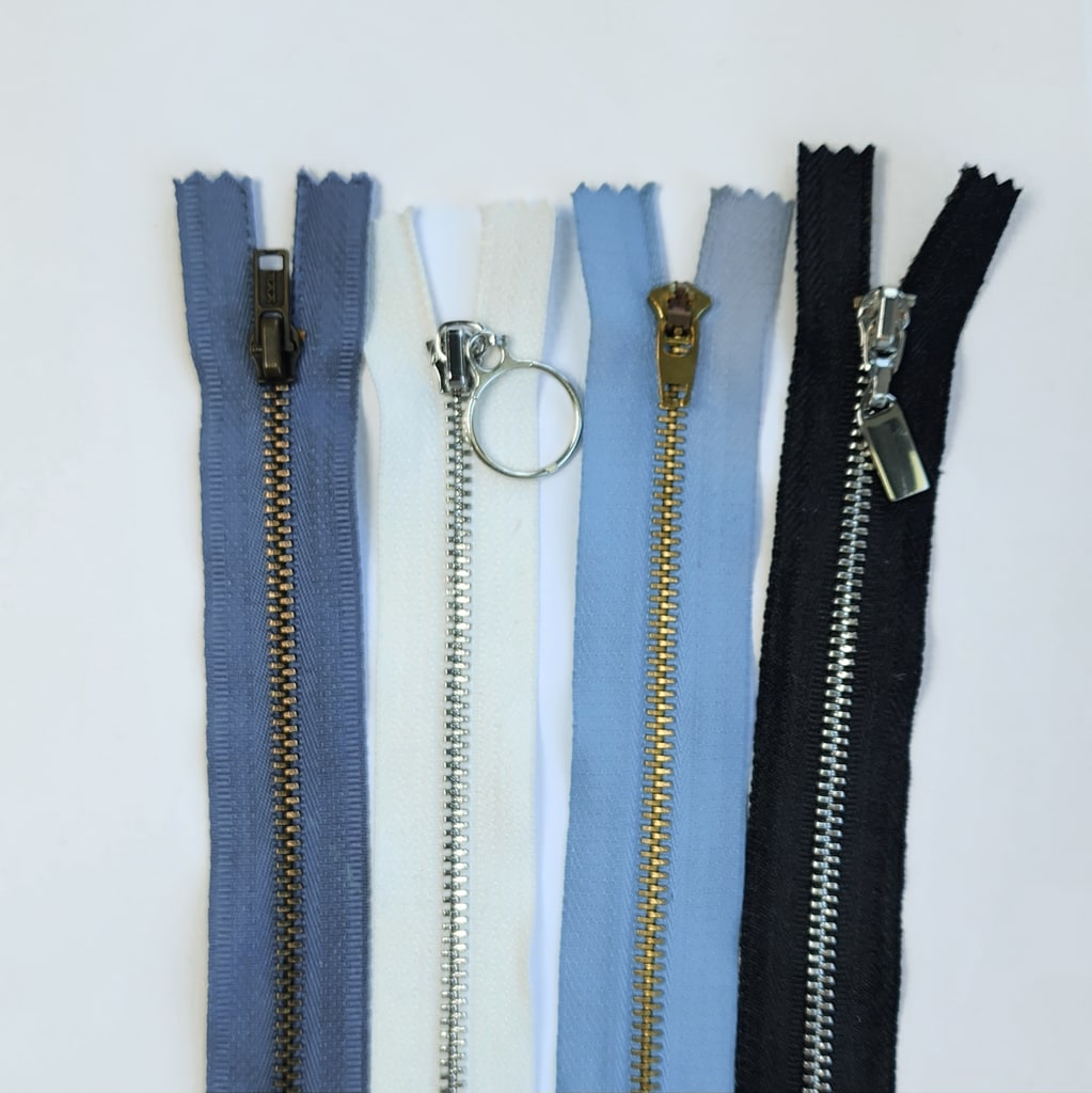 Zipper  | 6" - 15 cm | Pack of 4 | no 2