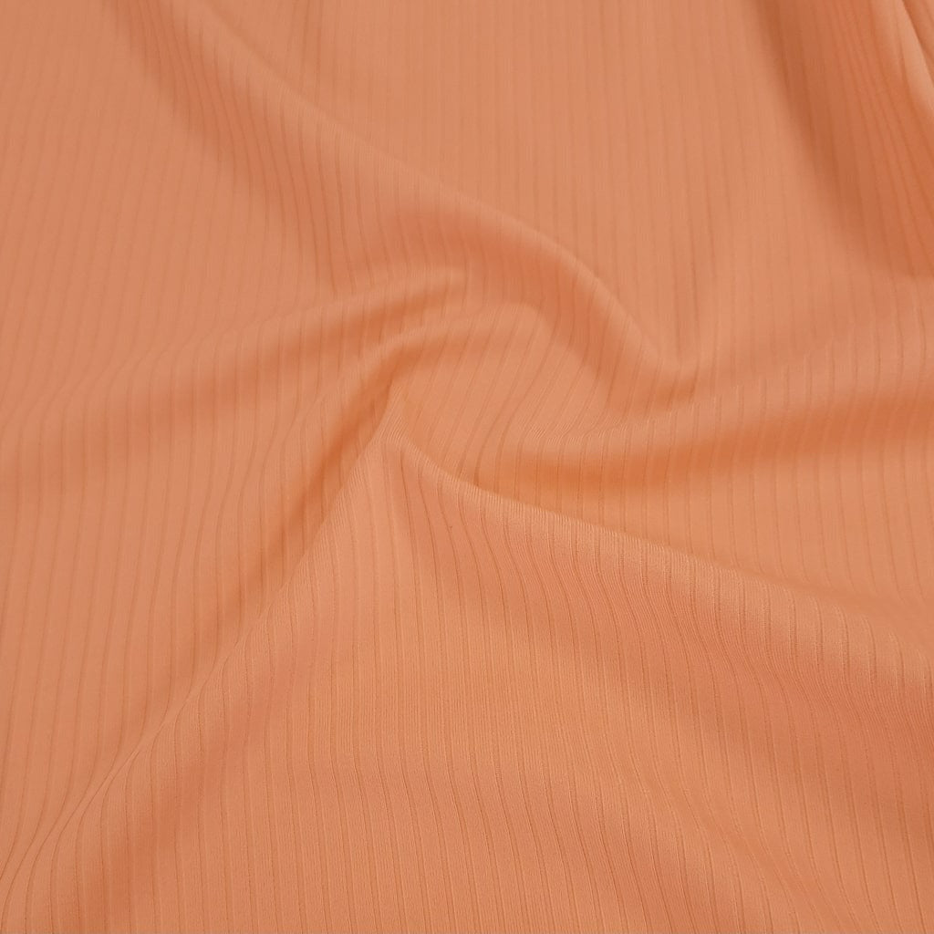 Wide Rib Knit Swimsuit | Peach