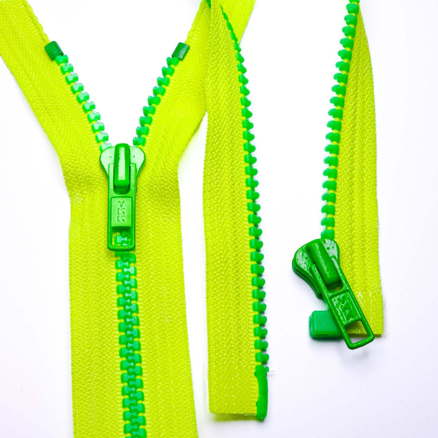 YKK | Open End Zipper | Molded Plastic | 65.5 cm - 25 3/4 " | Neon Colors