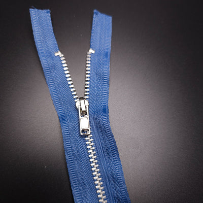 Open End Zipper | Nickel | 10" - 23 cm