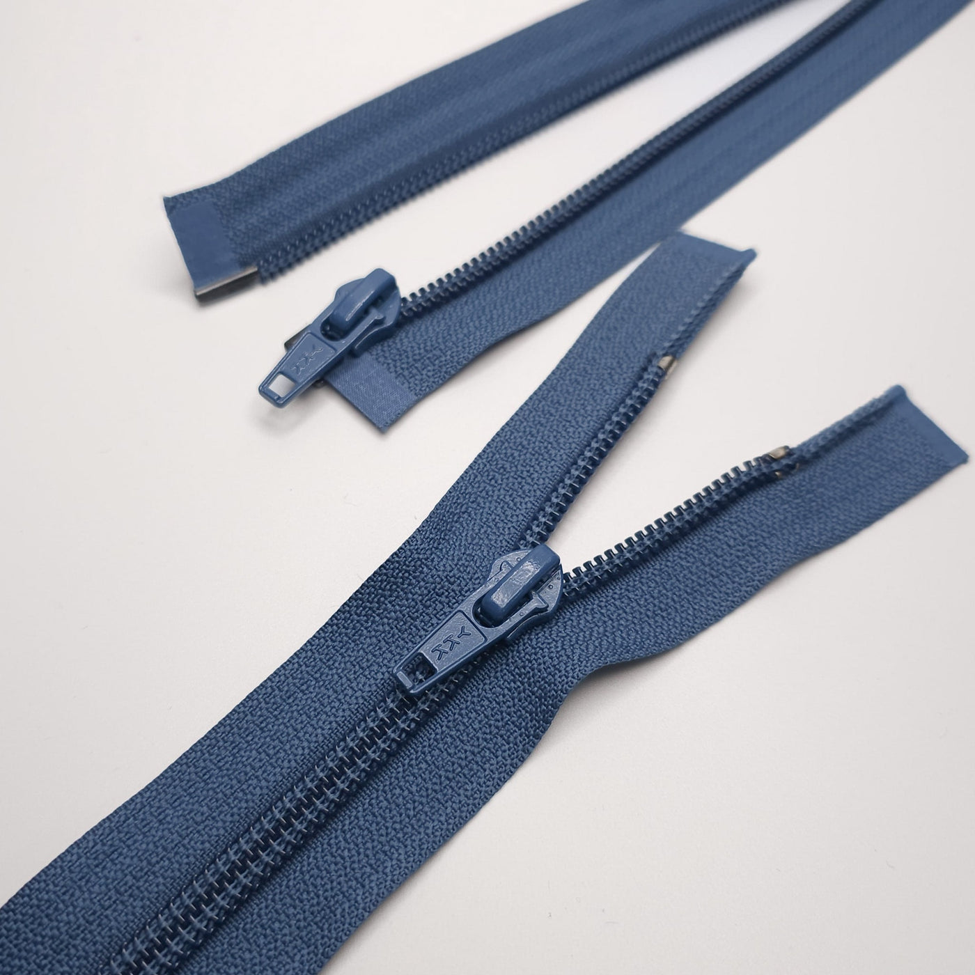 YKK Open-End Zipper | Nylon Coil | Blue | #5 | 8'' - 20cm