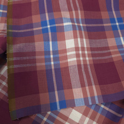 Yarn Dyed | 100% Cotton | Arcade Wovens | Garnet | Fableism