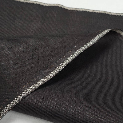 Dishcloth Fabric | Cotton & Linen | Deep Charcoal