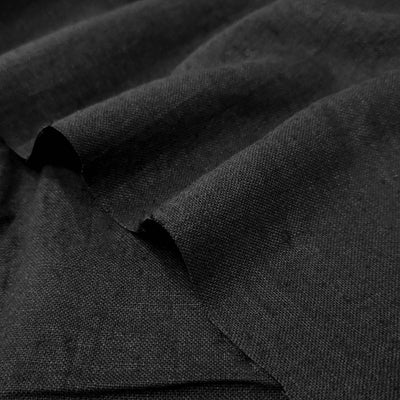 Medium-Heavy Linen | Black