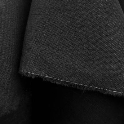 Medium-Heavy Linen | Black