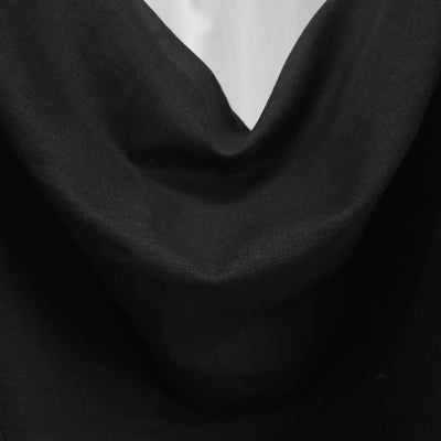 Medium-Heavy Linen | Black