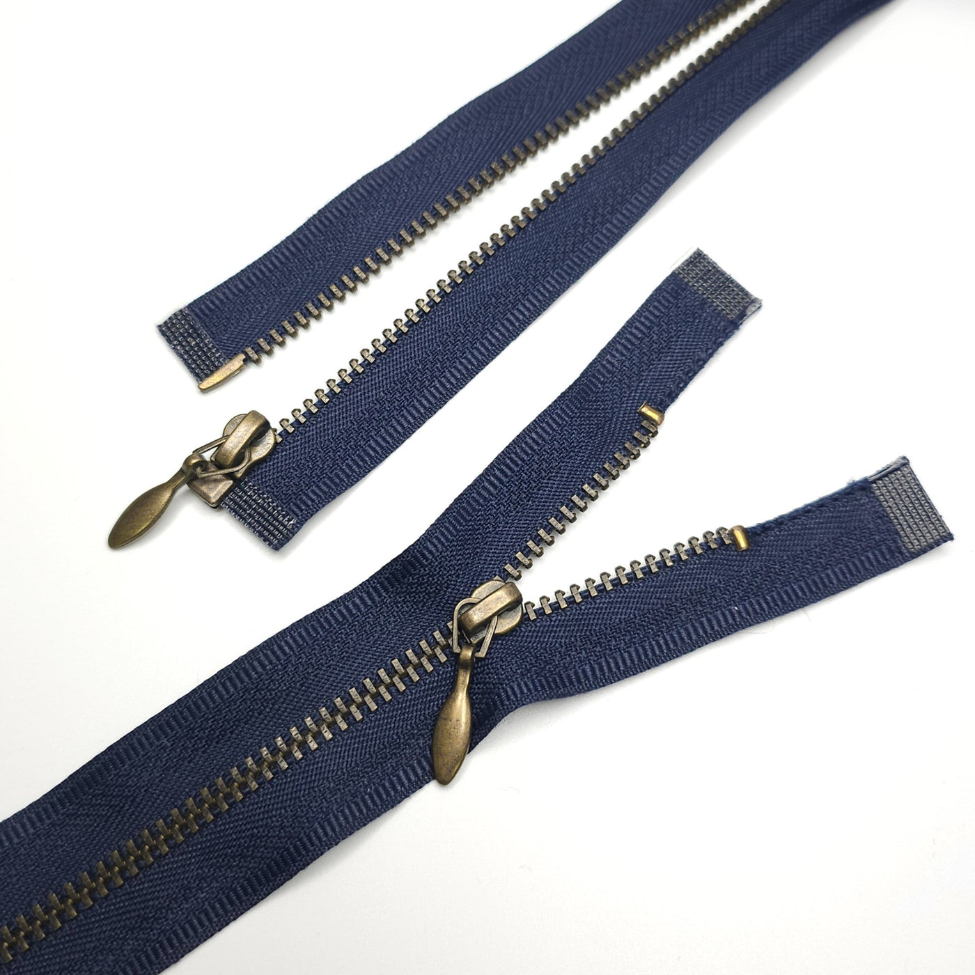 Open End Zipper | Nickel | #3 | 24'' - 61cm | Navy