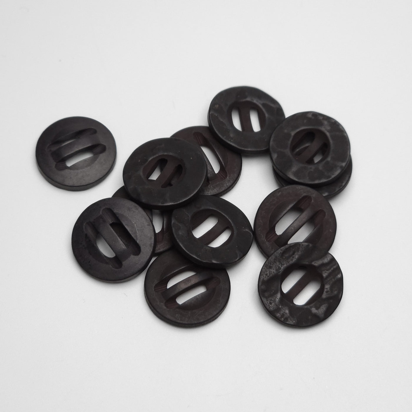 Buttons black | 15 mm