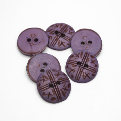 Buttons 20 mm Purple 
