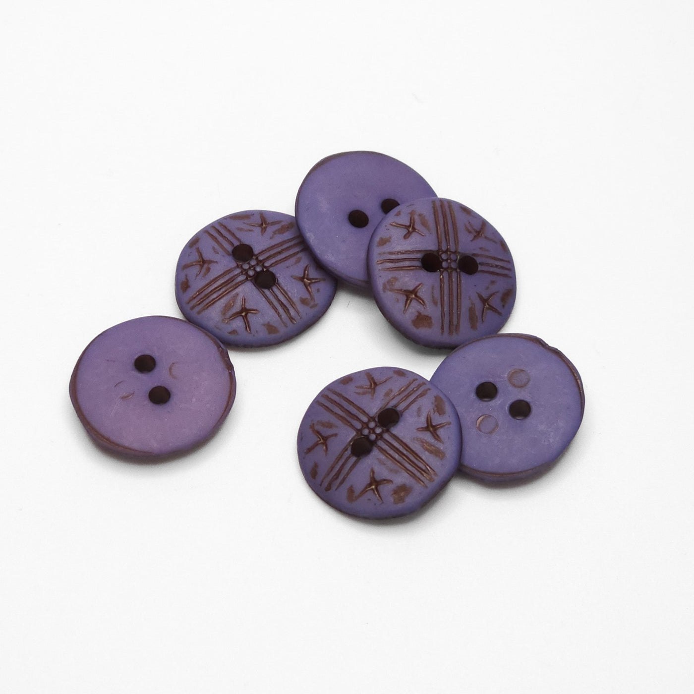 Buttons 15 mm Purple 
