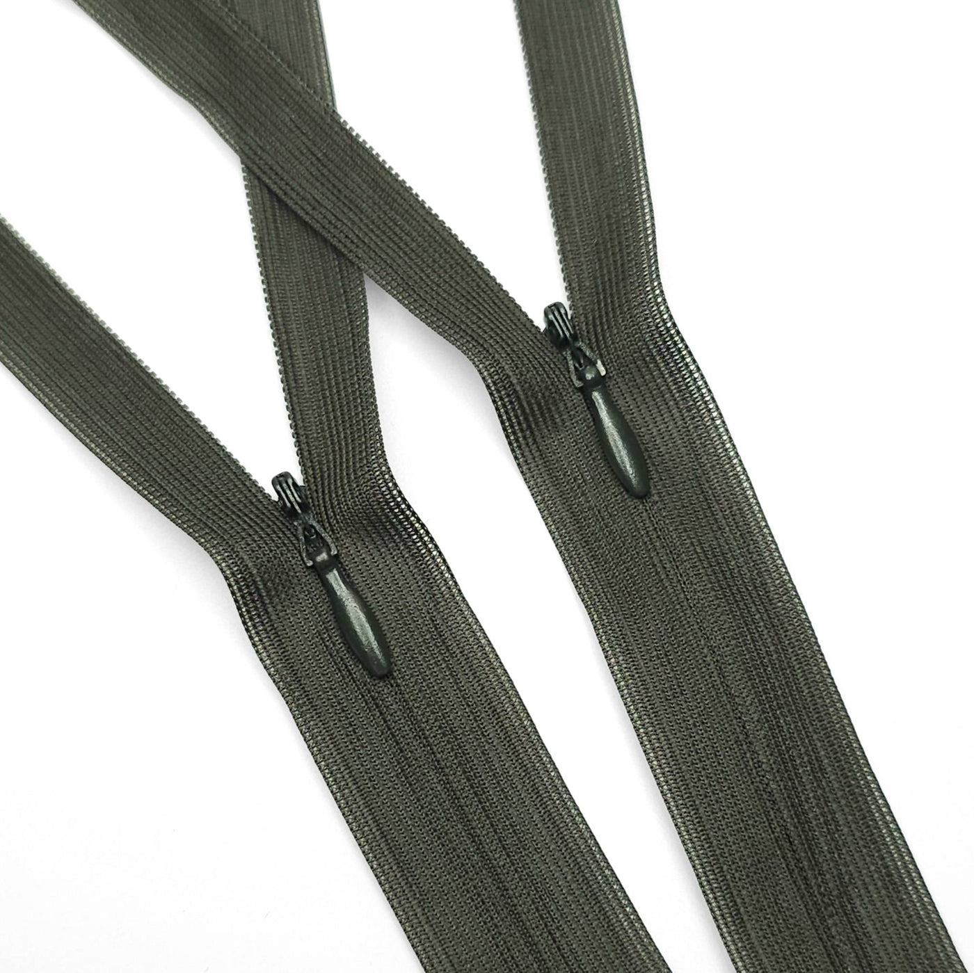 Closed End Invisible Zipper | #3 | Army Green