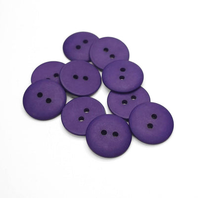 Buttons Purple 18 mm