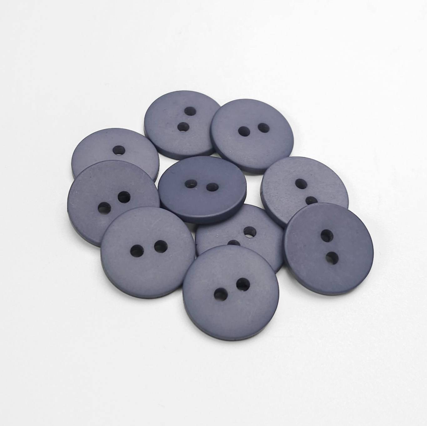 Buttons Slate Blue 14 mm