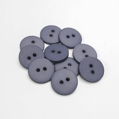 Buttons Slate Blue 14 mm