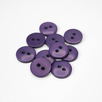 Buttons Purple 12 mm