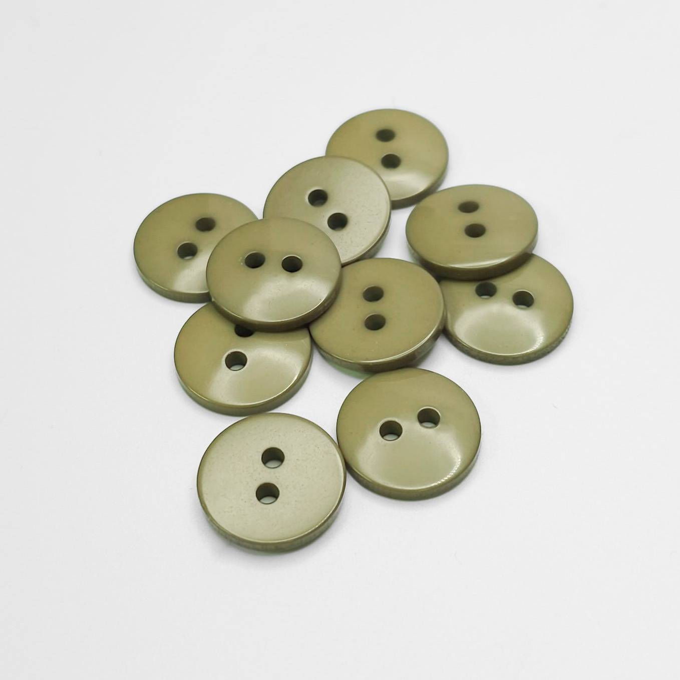 Buttons Green 14 mm
