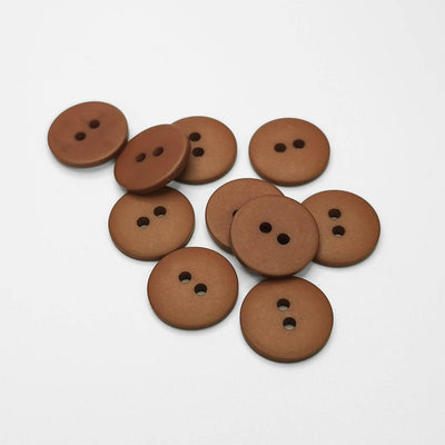 Buttons Brown 14 mm 