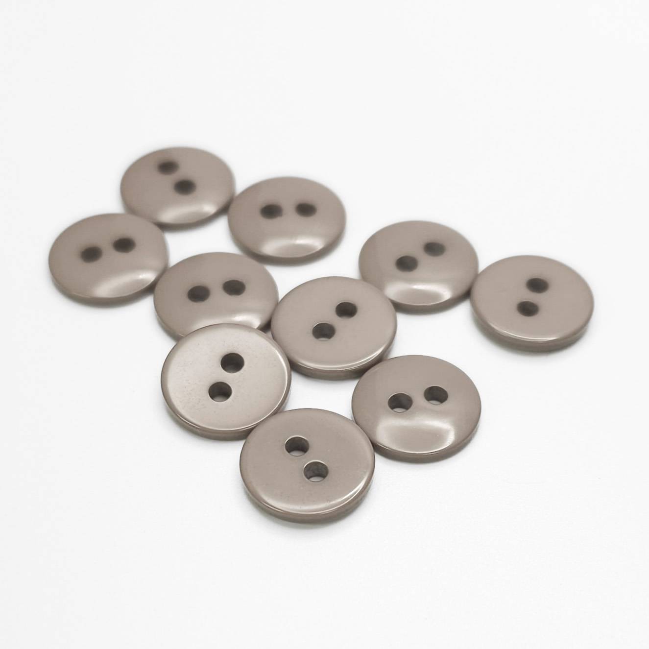 Buttons Warm Gray 12 mm