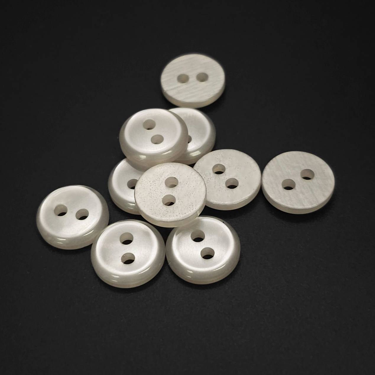 Buttons Clear - Transparent 11 mm