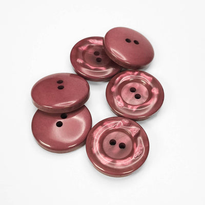 Buttons Wine Red 22 mm 