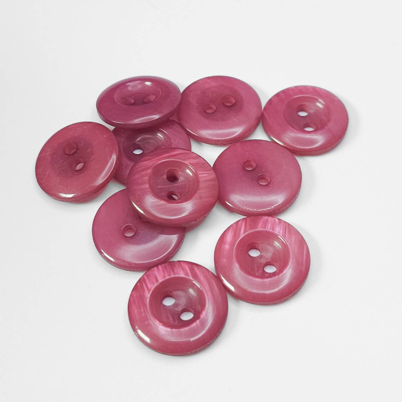 Buttons Pink 15 mm
