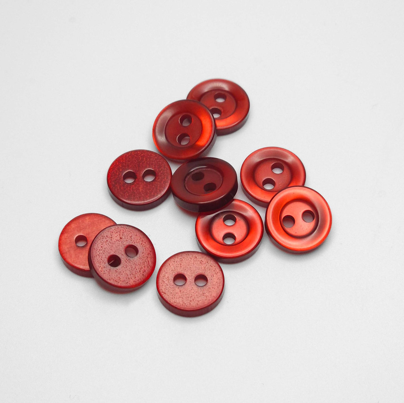 buttons red 11mm
