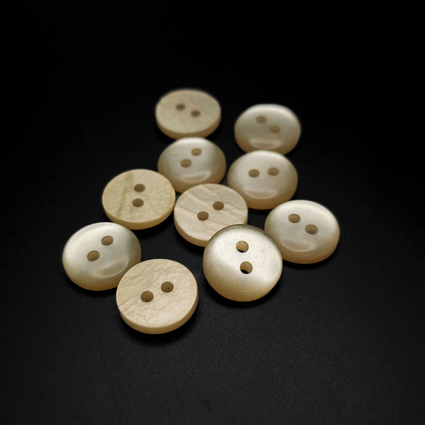 Buttons Yellow 14mm