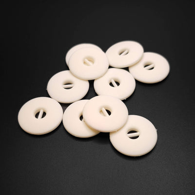 Buttons White 22 mm