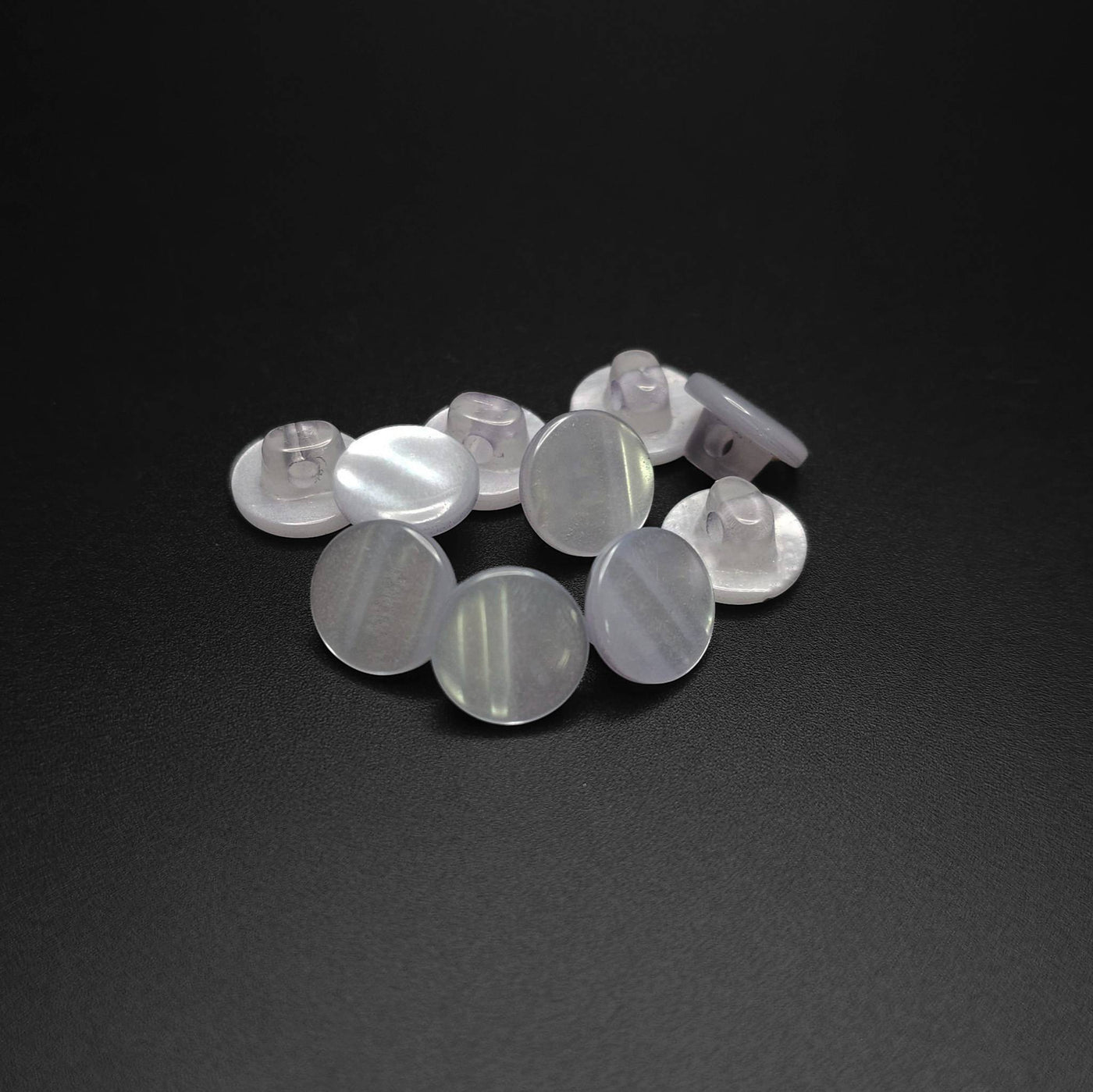 buttons 10mm grey