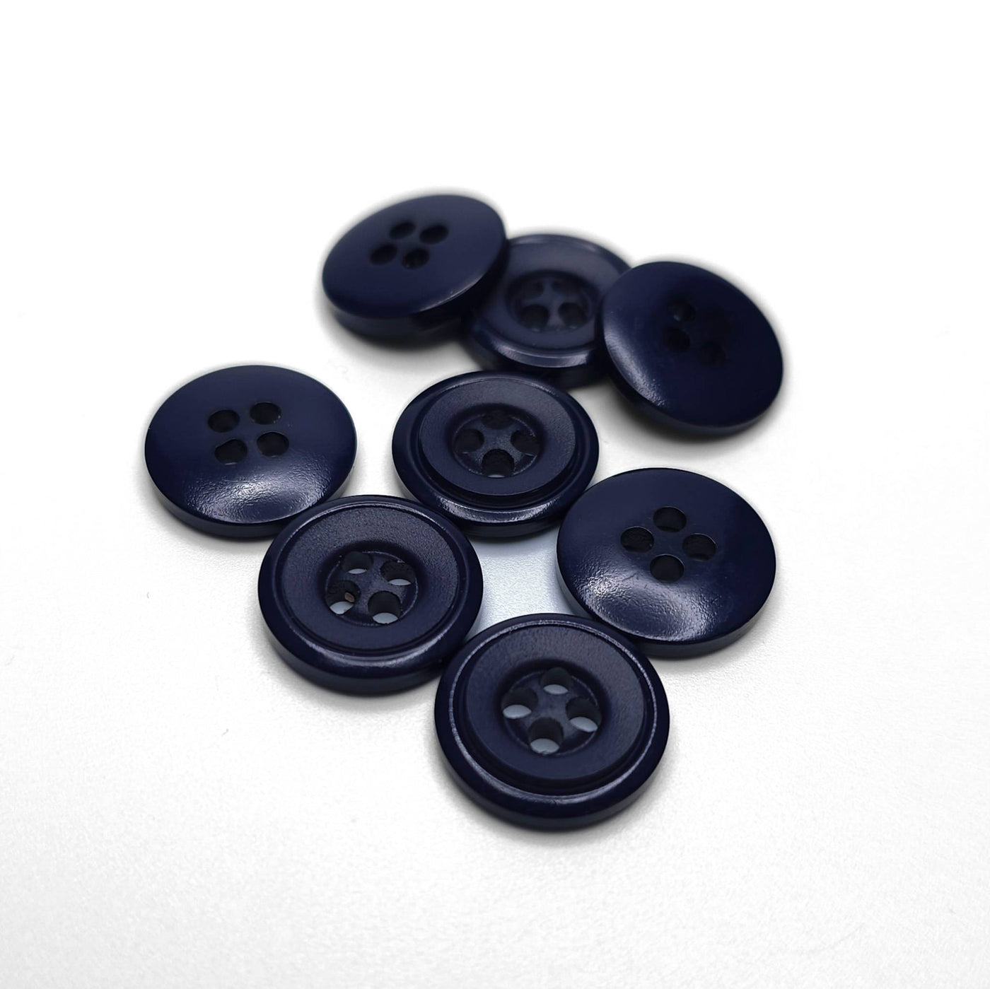 Buttons Navy 15mm