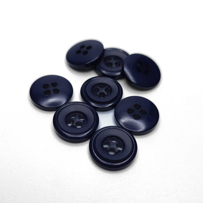 Buttons Navy 15mm