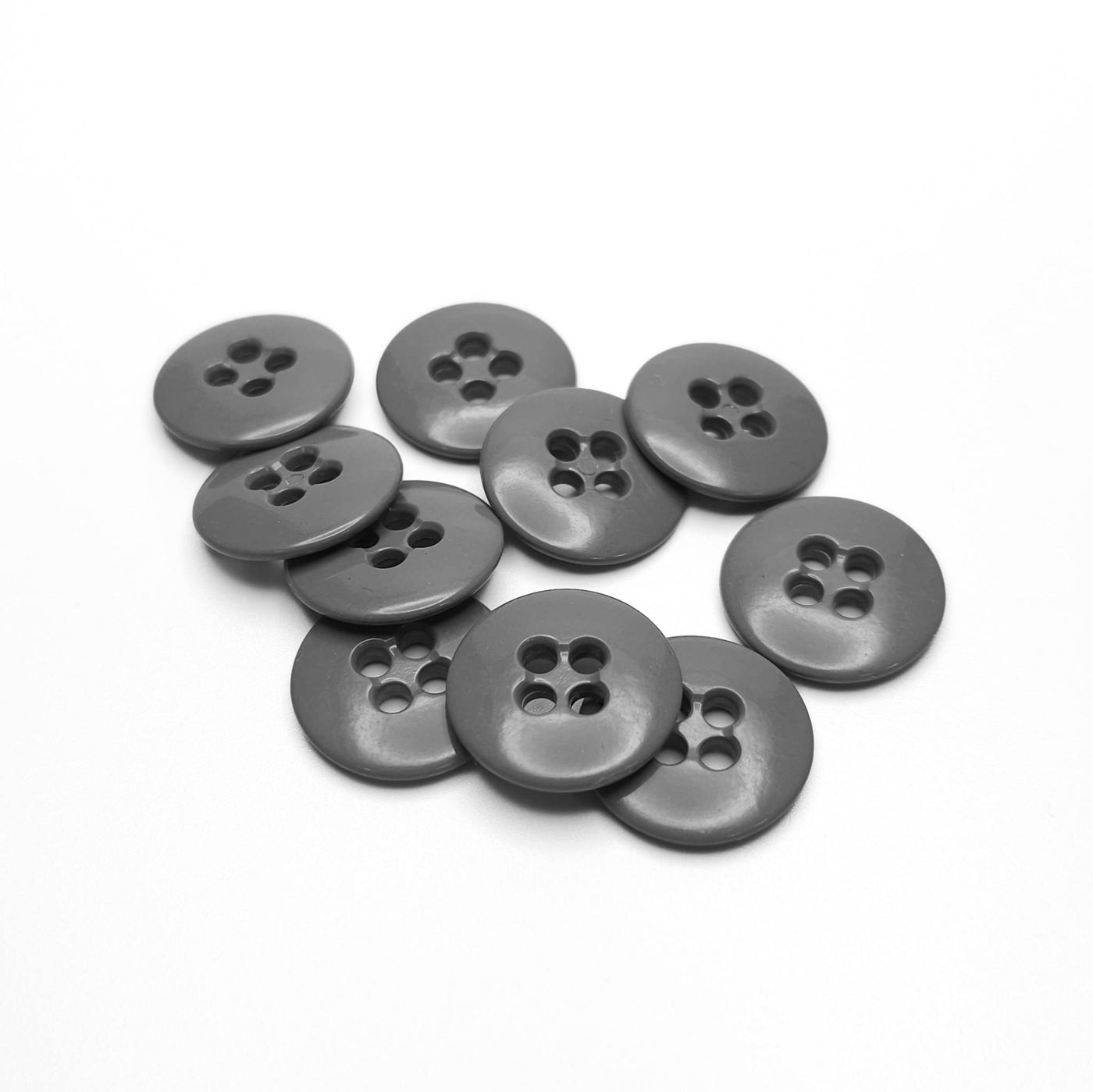 buttons gray 17mm