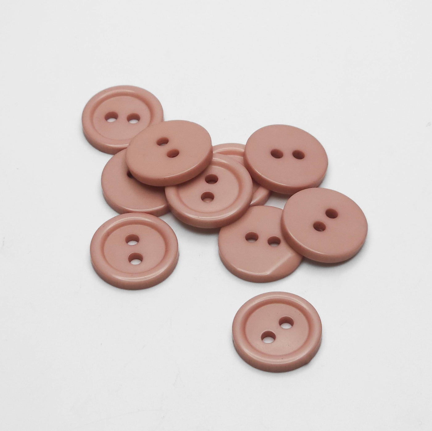 buttons 15 mm pink