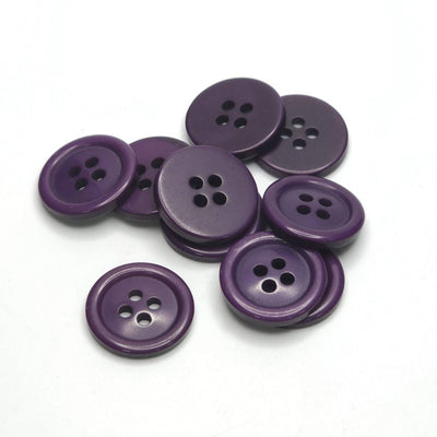 buttons purple 19mm