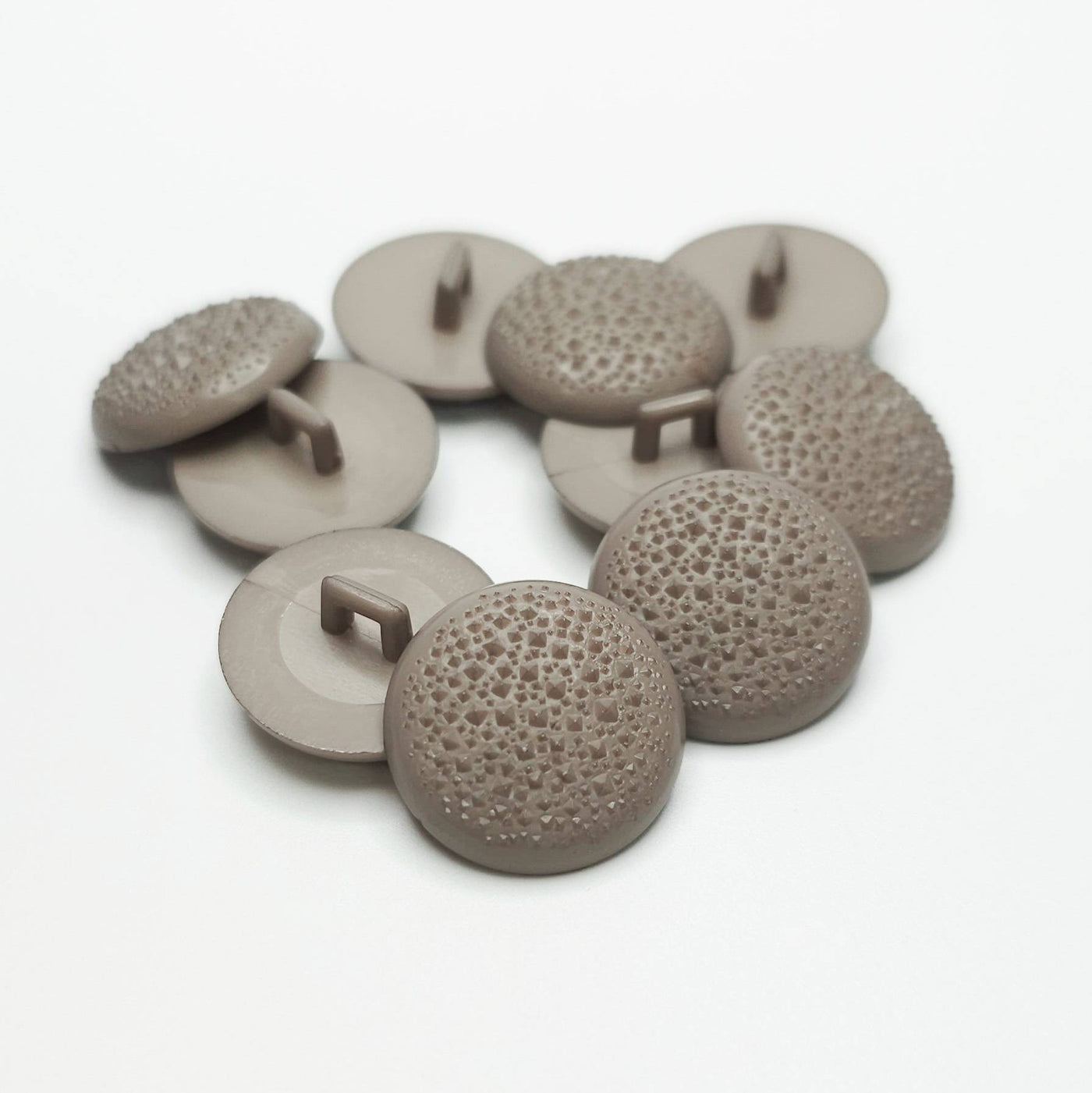 buttons gray 19mm
